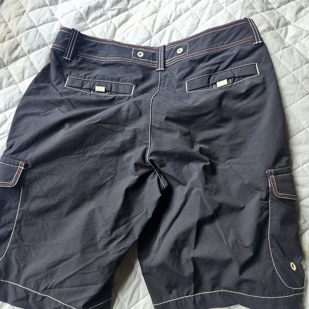 Tommy Bahama Shorts Mens 32 Black Relax Cargo Swim Lined Pockets Beachwear - Picture 5 of 6